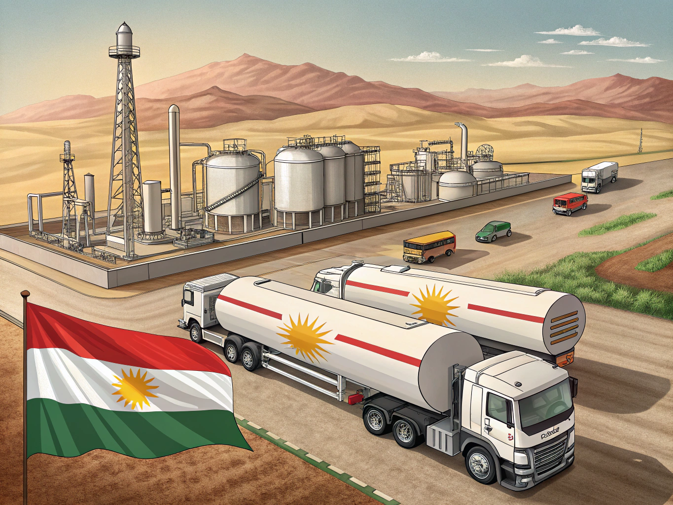 Estimated daily oil production in the Kurdistan Region as of January 2025